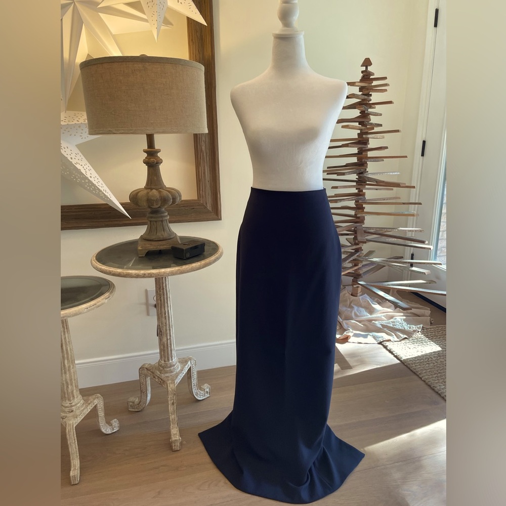 Elizabeth and James black column skirt